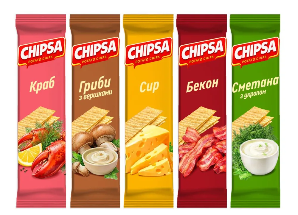 CHIPSA — всі 5 смаків